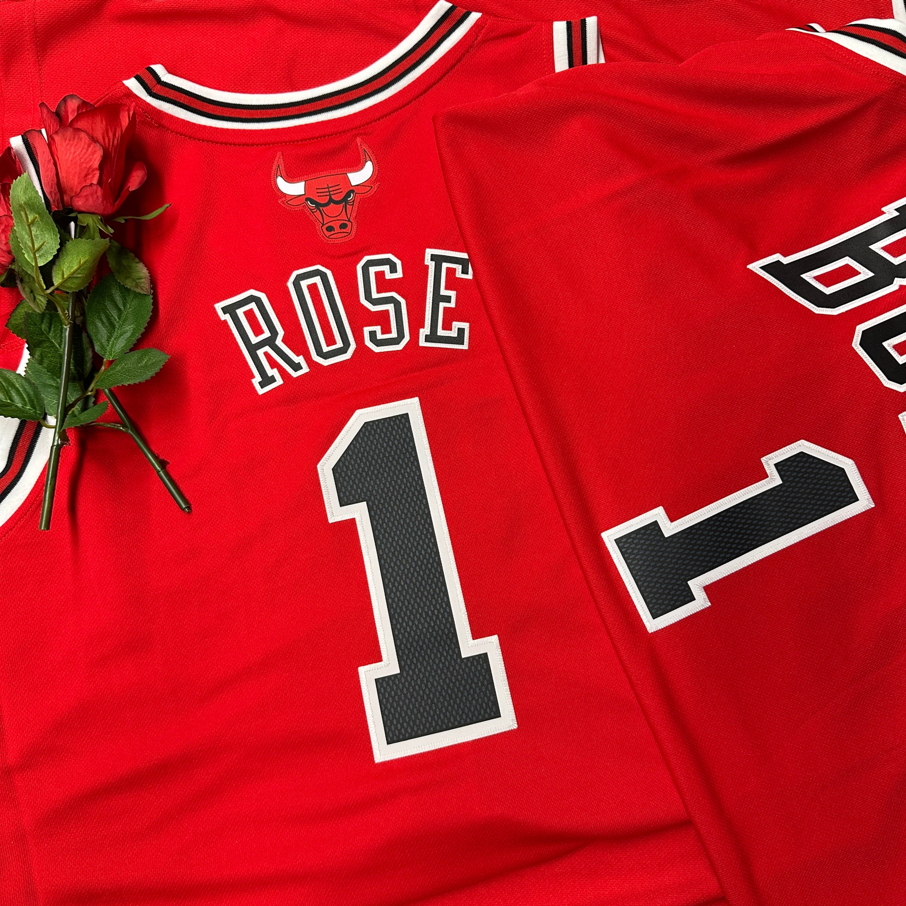 Adidas Derrick Rose Swingman Alternate Red Jersey – Grandstand Sox