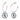 White Sox Hoop Earring