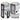 CHICAGO WHITE SOX COLOR BLOCK CAN COOLER 12 OZ.