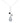 White Sox Dangle Beaded Necklace