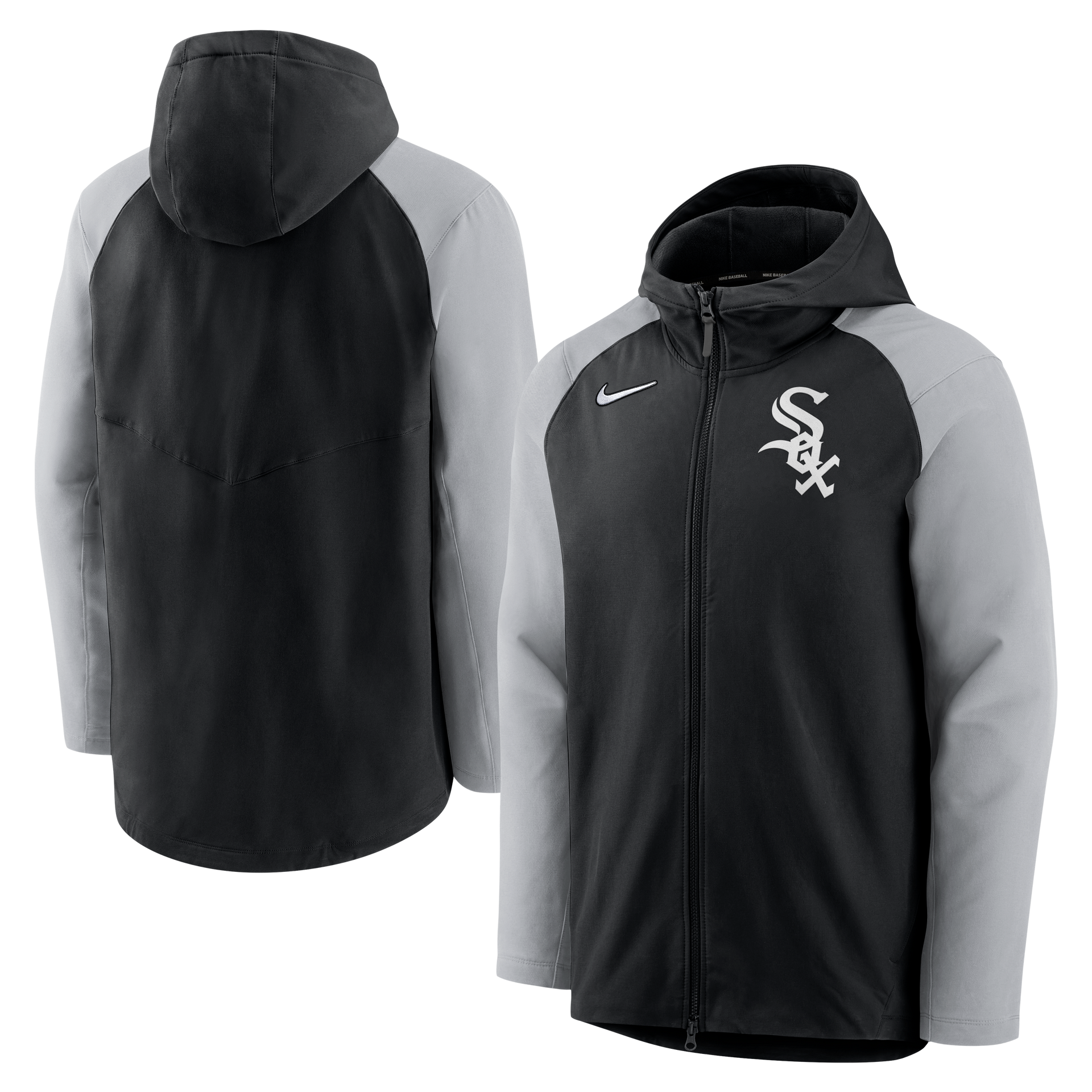 BASEBALL TEAM ジップアップジャケット 黒智辯学園グラコン 2022 Authentic Collection Current Pre-Game Zip up Hoodie